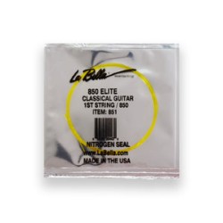 La Bella Cuerda "Golden" 851(12) para Guitarra Clásica, 1A, Nylon Dorado