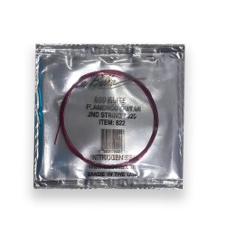 La Bella Cuerda "Flamenco" 822(12) para Guitarra Clásica, 2A, Nylon Rojo