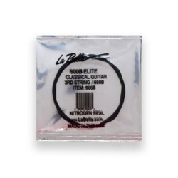 La Bella Cuerda "Golden" 906B(12) para Guitarra Clásica, 3A, Nylon Negro