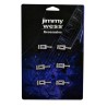 Jimmy Wess Silleta SGSD-11CR-CK para Guitarra Eléctrica, Cromada (6 pzas)