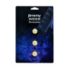 Jimmy Wess Botones SGGK-31GD-CK para Guitarra Eléctrica, Metal Dorado (3pzas)