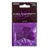 Dunlop Puas Kirk Hammett 47PKH3NPS, Jazz III, Morada Brillante con 6pzas