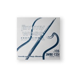 Jimmy Wess Pro Cuerda WAB125 para Bajo Eléctrico, Calibre 0.125, Acero Inoxidable (1 pza)