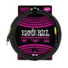 Ernie Ball Cable de Extensión para Auriculares 6424 Negro 3.048 Mts. 3.5mm - 3.5mm