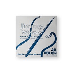 Jimmy Wess Pro Cuerda WAB85 para Bajo Eléctrico, Calibre 0.085, Acero Inoxidable (1 pza)