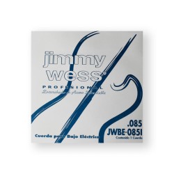 Jimmy Wess Pro Cuerda WAB85 para Bajo Eléctrico, Calibre 0.085, Acero Inoxidable (1 pza)