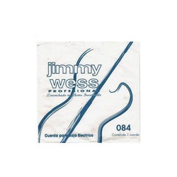 Jimmy Wess Pro Cuerda WAB84 para Bajo Eléctrico, Calibre 0.084, Acero Inoxidable (1 pza)