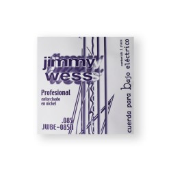 Jimmy Wess Pro Cuerda WNB85 para Bajo Eléctrico, Calibre 0.085, Nickel (1 pza)