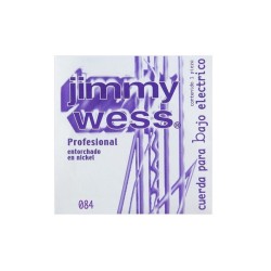Jimmy Wess Pro Cuerda WNB84 para Bajo Eléctrico, Calibre 0.084, Nickel (1 pza)