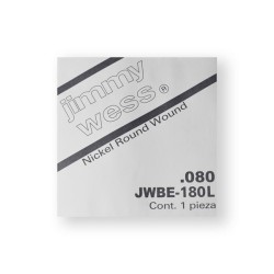 Jimmy Wess Cuerda 180L para Bajo Eléctrico, 3A, Calibre 0.080, Long Scale (1 pza)