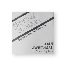 Jimmy Wess Cuerda 145L para Bajo Eléctrico, 1A, Calibre 0.045, Long Scale (1 pza)