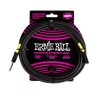 Ernie Ball Cable de Extensión para Auriculares 6423 Negro 6.096 Mts. 1/4 - 3.5mm