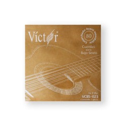 Víctor Cuerda 81(10) para Bajo Sexto, 1A, Entorchada Acero Inoxidable, 10pzas