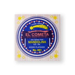 El Cometa Cuerda 601(12) para Mandolina, 2A, Acero