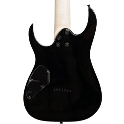 Ibanez Guitarra Eléctrica Negra Sombreado Transparente 7 Cuerdas GRG7221QA-TKS Gio RG