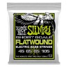 Ernie Ball Encordadura "Regular Slinky Flatwound Short Scale" 2818 Cobalto, Bajo Eléctrico 45-105