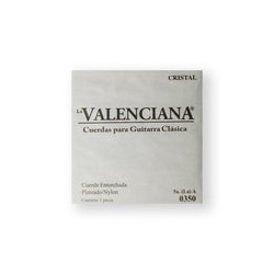 La Valenciana Cuerda 405C(12) para Guitarra Clásica, 5A, Nylon