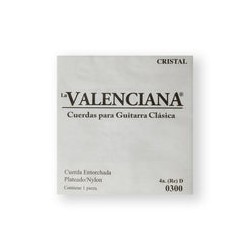 La Valenciana Cuerda 404C(12) para Guitarra Clásica, 4A, Nylon