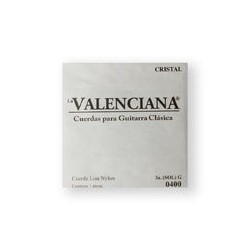 La Valenciana Cuerda 403C(12) para Guitarra Clásica, 3A, Nylon