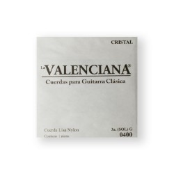 La Valenciana Cuerda 403C(12) para Guitarra Clásica, 3A, Nylon