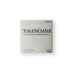 La Valenciana Cuerda 402C(12) para Guitarra Clásica, 2A, Nylon