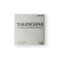 La Valenciana Cuerda 402C(12) para Guitarra Clásica, 2A, Nylon