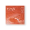 Víctor Cuerda 26(10) para Guitarra Clásica, 6A, Nylon Entorchado Dorado con Borla