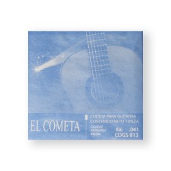 El Cometa Cuerda 813(12) para Guitarra Clásica, 6A, Cobre con Borla