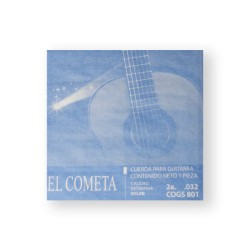 El Cometa Cuerda 801(12) para Guitarra Clásica, 2A, Nylon con Borla