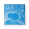 Víctor Cuerda 12(10) para Guitarra Acústica, 2da, Acero con Borla