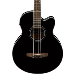 Ibanez Bajo Electroacústico Negro AEB8E-BK, Serie AEB