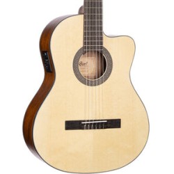 Cort Guitarra Electroacústica Natural Mate AC120CE OP, Serie Classic