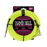 Ernie Ball Cable Braided 6085 Amarillo Fosforecente 5.49 Mts. Recto/Angulado