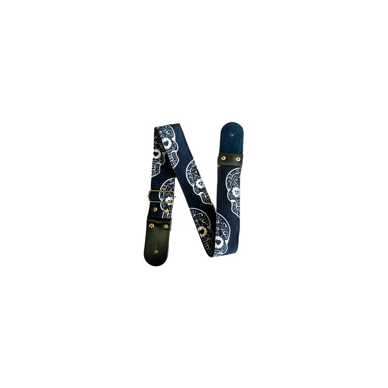 Kidam Tahalí para Guitarra Eléctrica K6027NE, Calaveras B&N