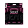 Ernie Ball Cable Coiled 6044 Negro 9.14 Mts. Recto/Recto
