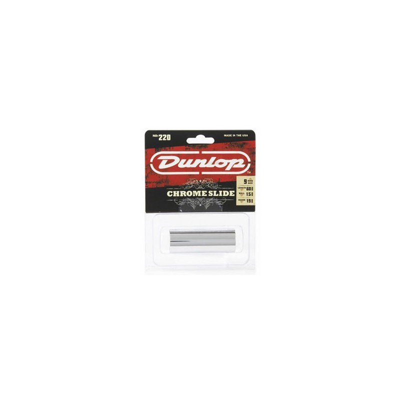 Dunlop Slide para Guitarra 220SI Acero Cromado