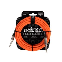 Ernie Ball Cable Flex 6421 Anaranjado 6.10 Mts. Recto/Recto
