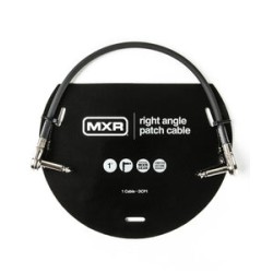 Dunlop Cable MXR 0.30 Mts. DCP1 Negro Angulado/Angulado