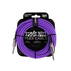 Ernie Ball Cable Flex 6420 Morado 6.10 Mts. Recto/Recto