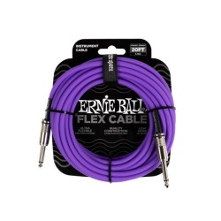 Ernie Ball Cable Flex 6420 Morado 6.10 Mts. Recto/Recto
