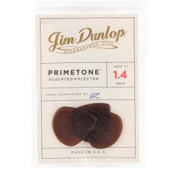 Dunlop Puas Primetone 518P1.4 Jazz III 1.40 con 3 Piezas