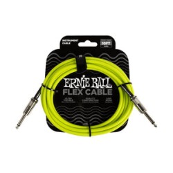 Ernie Ball Cable Flex 6414 Verde 3.048 Mts. Recto/Recto