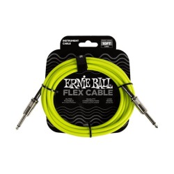 Ernie Ball Cable Flex 6414 Verde 3.048 Mts. Recto/Recto