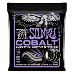 Ernie Ball Encordadura "Ultra Slinky" 2717, Guitarra Eléctrica, Cobalt 0.010-0.048