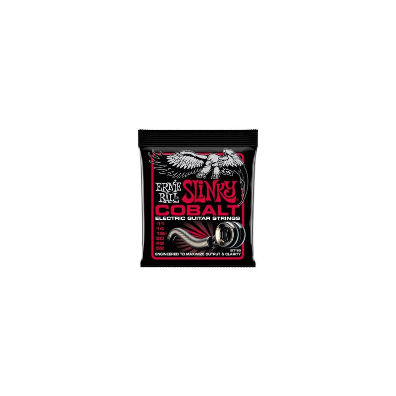 Ernie Ball Encordadura "Burly Slinky" 2716, Guitarra Eléctrica, Cobalt 0.011-0.052