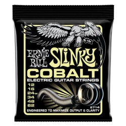 Ernie Ball Encordadura "Mammoth Slinky" 2714, Guitarra Eléctrica, Cobalt 0.012-0.62