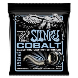 Ernie Ball Encordadura "Primo Slinky" 2712, Guitarra Eléctrica, Cobalt 0.095-0.044