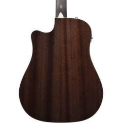 Ibanez Guitarra Electroacústica Gris Transparente/Sombreado Verde Esmeralda ALT30FM-EDB, Serie Altstar