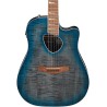Ibanez Guitarra Electroacústica Gris Transparente/Sombreado Azul ALT30FM-BDB, Serie Altstar