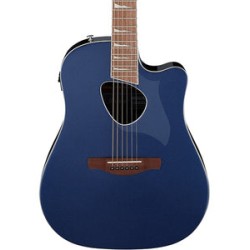 Ibanez Guitarra Electroacústica Azul Obscuro Metálico ALT30-NBM, Serie Altstar